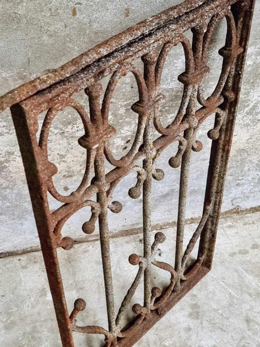 Antique wrought iron fencing, 19th century