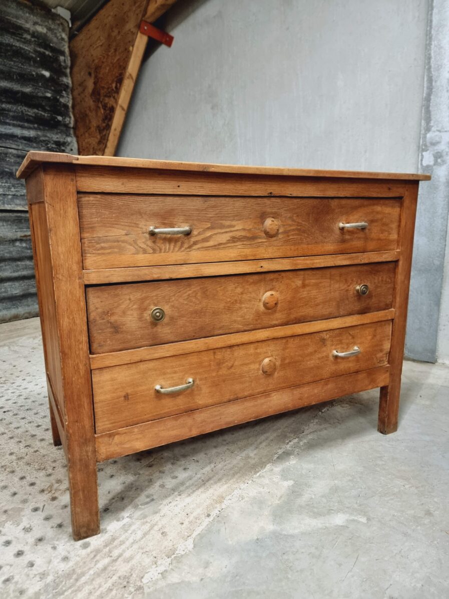Antique chest of drawers dresser oak 85x111cm