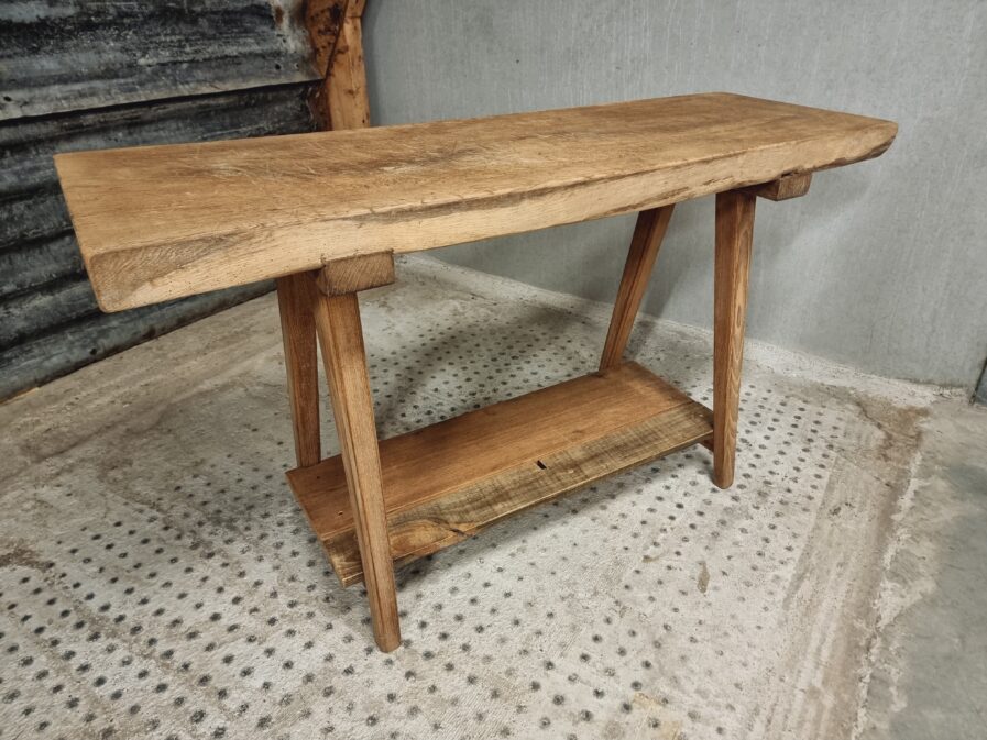 Old workbench, work table, side table, bathroom furniture, oak