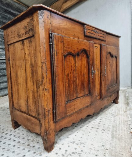 Antiek dressoir Franse buffetkast kersenhout 19e eeuws (1)